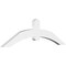 Ekena Millwork Archdale Architectural Grade PVC Gable Bracket, 48"W x 14"H x 2"D x 4"F, 7/12 Pitch GBP048X14X0204ARC00 - alternate 1